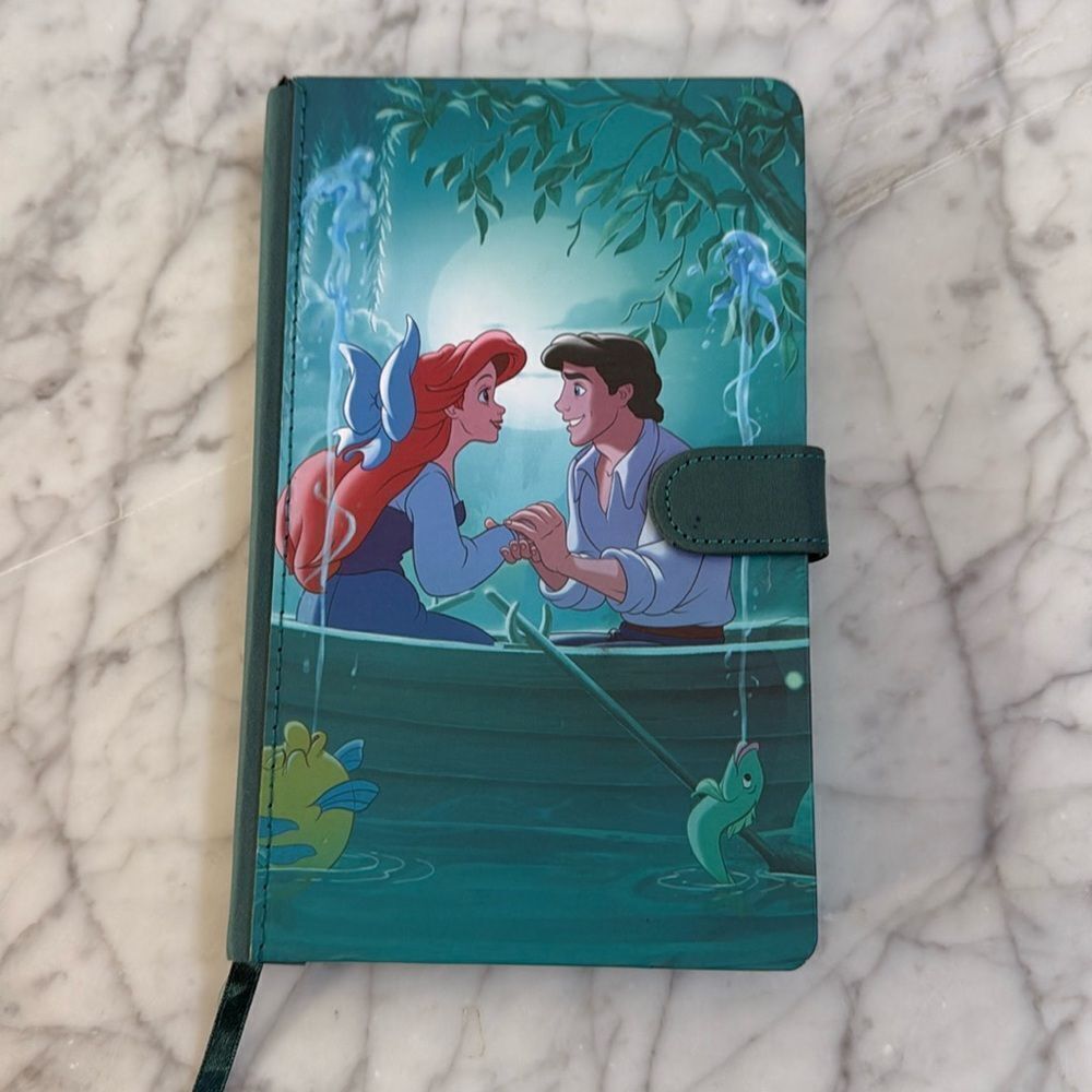 Disney Little Mermaid Ariel Lined Pages Journal with page marker